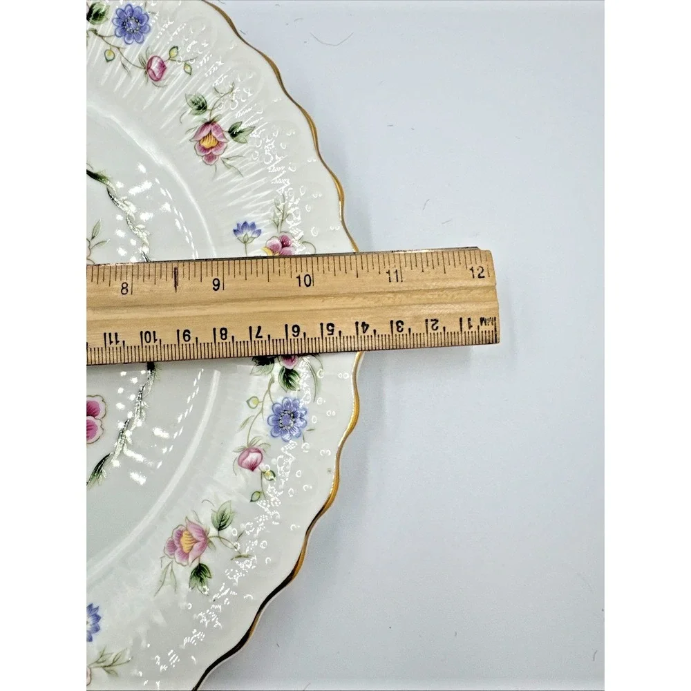 Andrea By Sadek Cake Plate Spring‎ Night Made in Japan 10.5